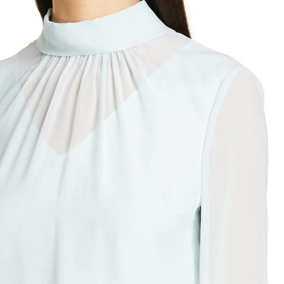 Ted Baker Silk Blouse Mint New with Tag Size 1 - Picture 1 of 9